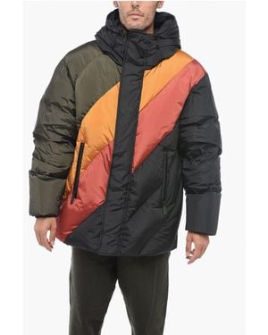 DSquared² Turtleneck Down Jacket With Hidden Placket - Black