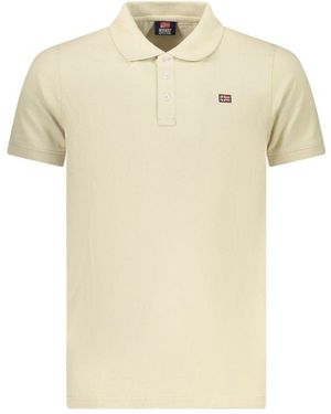 Norway 1963 Beige Cotton Men Polo Shirt - Natural