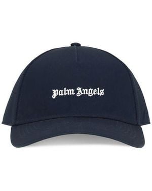Palm Angels Blue Cotton Cap (baseball Hat)