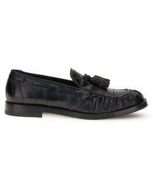 Fratelli Rossetti Black Leather Slip
