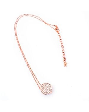 Folli Follie Pink Metal Necklace - Metallic