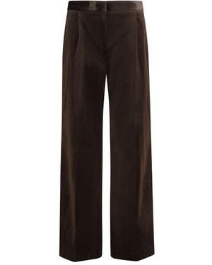 Lardini Brown Cotton Trousers
