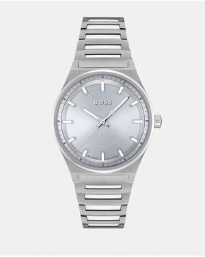 BOSS Silver Stainless Steel Stainless Steel Watch - Metallic