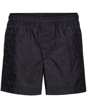Valentino Toile Iconographe Swim Shorts - Blue