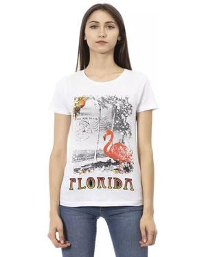TRUSSARDI ACTION White Cotton T