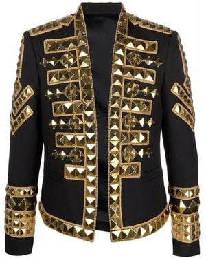 Balmain Haircalf Jacket - Black