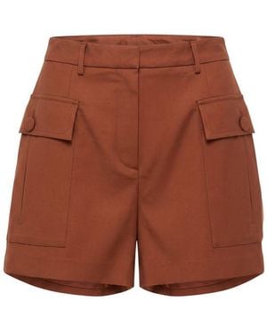 Trussardi Brown Viscose Shorts