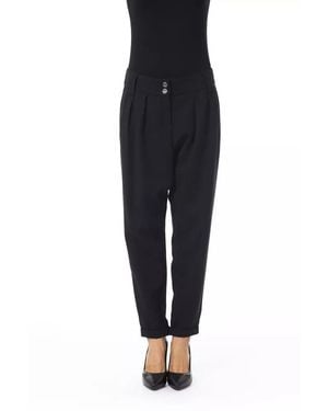 Byblos Black Polyester Pant