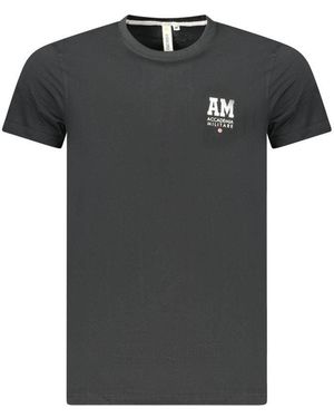 Accademia Militare Nero Cotton Men's T - Black