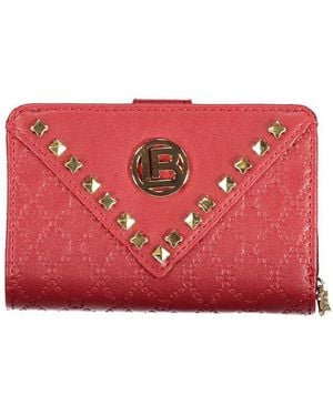 Laura Biagiotti Rosso Polyurethane Wallet - Red