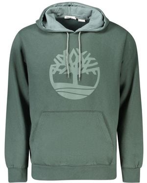 Timberland Green Cotton Men Sweater
