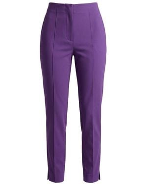 Trussardi Purple Viscose Trousers