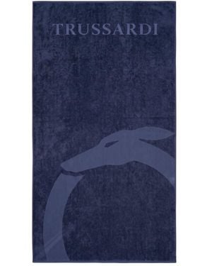 Trussardi Beachwear Blue Cotton Other