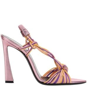 Saint Laurent Pool 105 Heel Sandals - Pink