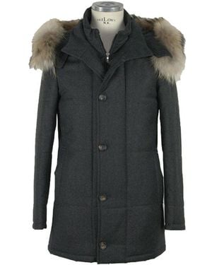 Made In Italy Elegant Italian Wool - Black