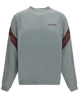 Palm Angels Bicolour Polyester Sweatshirt - Grey
