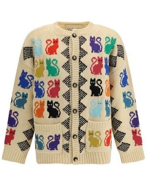 Valentino Garavani Multicolour Wool Cardigan
