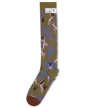 Bonne Maison Absinthe Spirits Socks - Multicolor