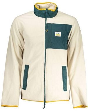 Vans Beige Polyester Men Sweatshirt - White