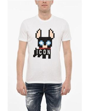 DSquared² Cotton Icon Crew - White