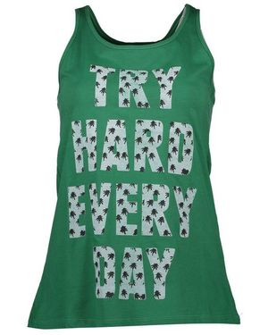 Silvian Heach Cotton Tank Top - Green