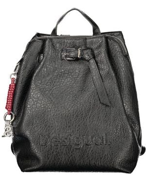 Desigual Black Polyurethane 's Backpack