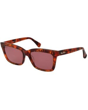 Max Mara Plastic Sunglasses - Red