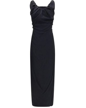 Vivienne Westwood Black Viscose Casual Dress