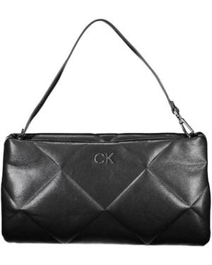 Calvin Klein Polyester Handbag - Black