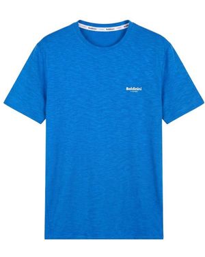 Baldinini Light Blue Cotton Men T