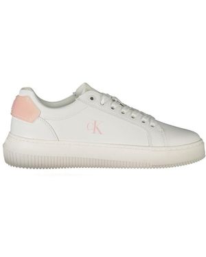Calvin Klein Laceup Fashion Trainers - White