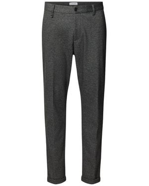 Antony Morato Grey Polyester Skinny Trousers