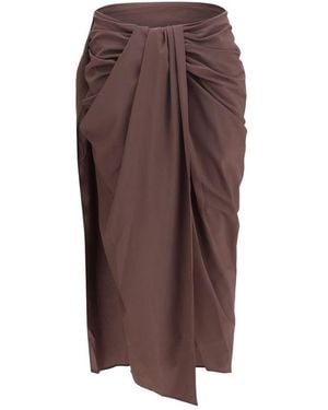Jacquemus Pareo Skirt - Brown