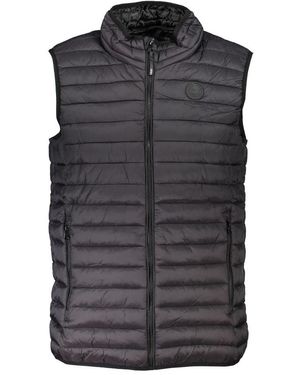 Gianmarco Venturi Nero Poliammide Men's Vest - Black