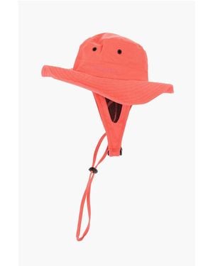 DSquared² Solid Colour Twill Bucket Hat - Red