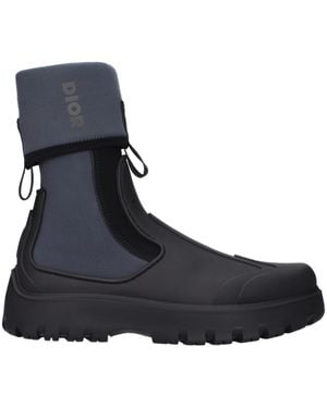 Dior Black Cotton Ankle - Blue