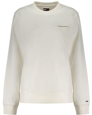 Tommy Hilfiger Bianco Cotton 's Sweatshirt - White