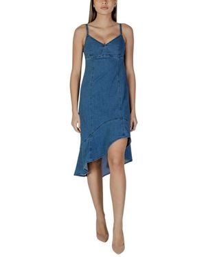 Desigual Cotton Dress - Blue