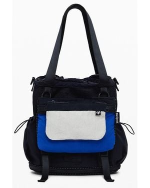Desigual Black Polyester 's Convertible Bag