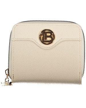 Laura Biagiotti Beige Polyurethane Wallet - Natural