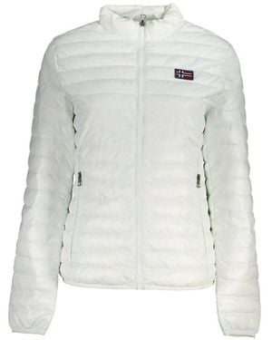 Norway 1963 Bianco Poliamide Donna Giacca - Grey