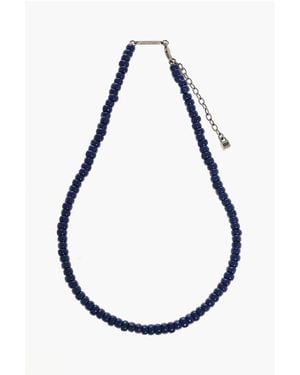 DSquared² Metal Necklace With Resin Beads - Blue