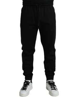 Dolce & Gabbana Elegant Jogger Trousers - Black