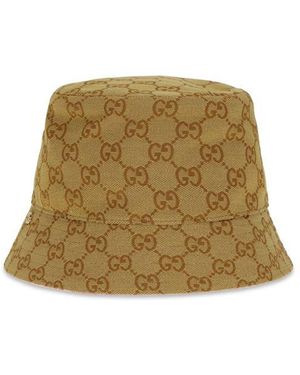 Gucci Reversible Gg Bucket Hat - Green