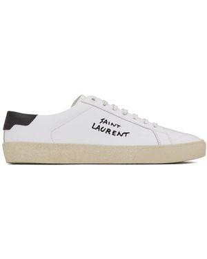 Saint Laurent Court Classic Trainers - White