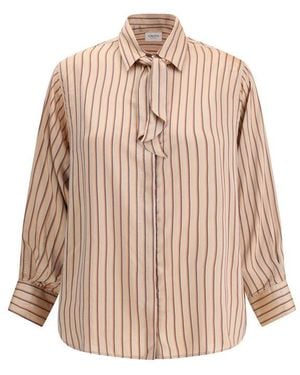 Cruna Multicolor Viscose Pattern Shirt - Natural