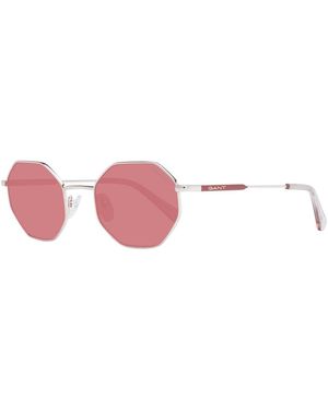 GANT Rose Gold Metal Sunglasses - Pink