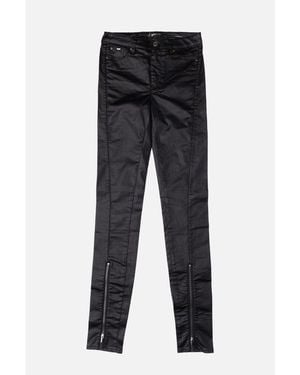 Gas Black Cotton Skinny Jeans