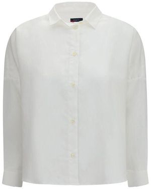 Deperlu White Linen Shirt
