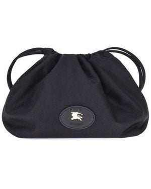 Burberry Equestrian Knight Pouch - Black